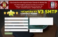 SMTP Mobirise 6 Star reCaptcha3 Contact Form Extension